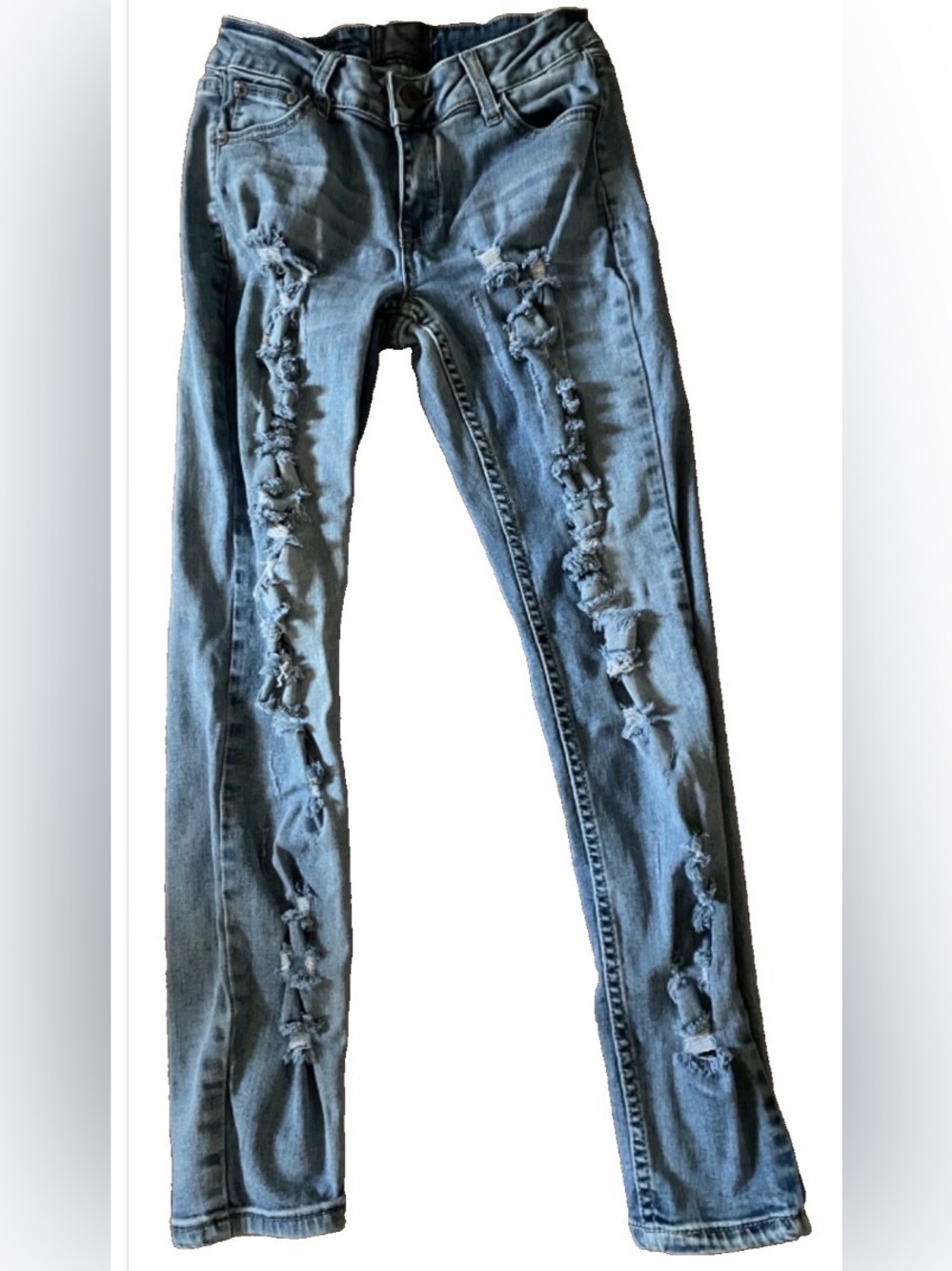 THE CLASSIC Distressed SKINNY Y2K JEANS Size 3